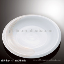 healthy durable white porcelain oven safe gray flower dinnerware